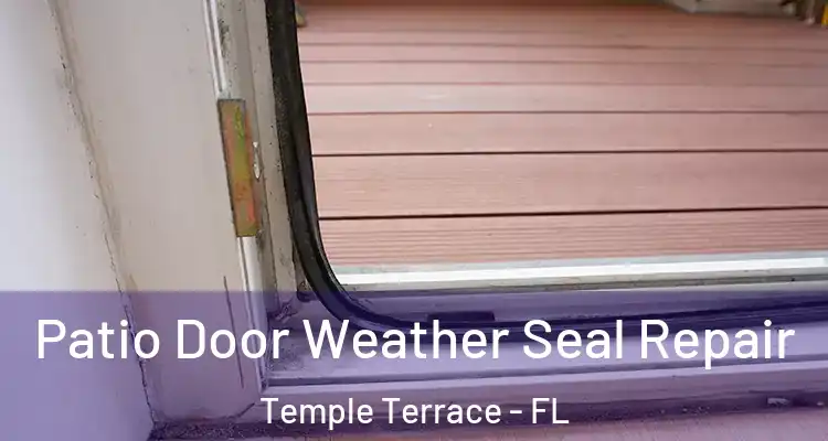Patio Door Weather Seal Repair Temple Terrace - FL