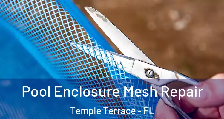 Pool Enclosure Mesh Repair Temple Terrace - FL