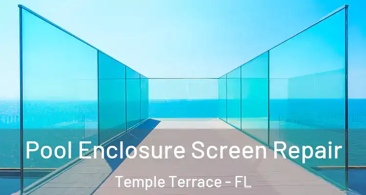Pool Enclosure Screen Repair Temple Terrace - FL
