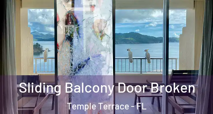 Sliding Balcony Door Broken Temple Terrace - FL